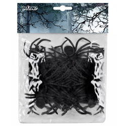 Dekorace pavouci 12 ks 6 cm